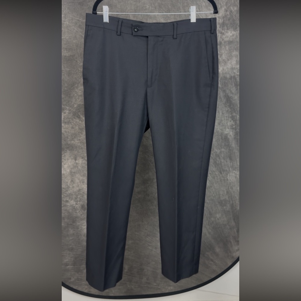 Perry Ellis Portfolio Black Dress Pants | Men’s 34x29 Tailored Trousers